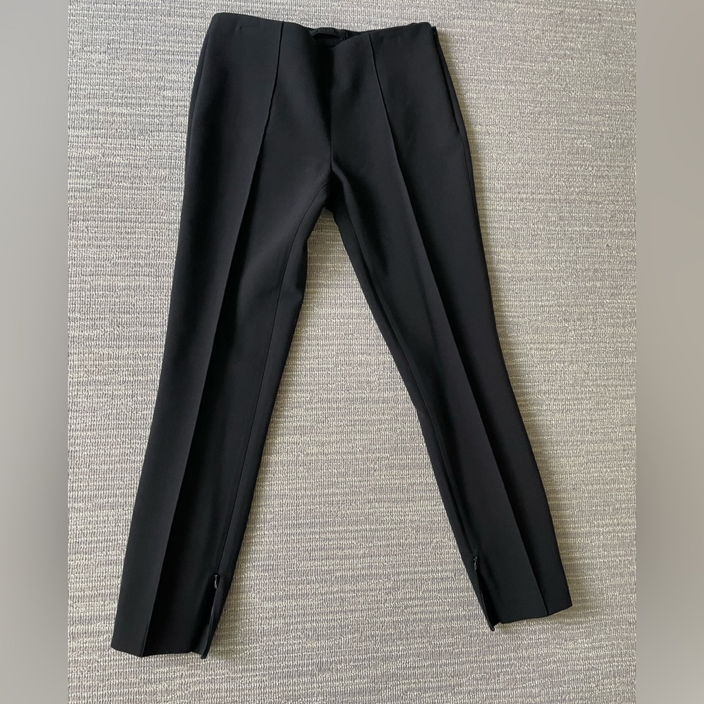 The Row Black Tailored Slim Trousers